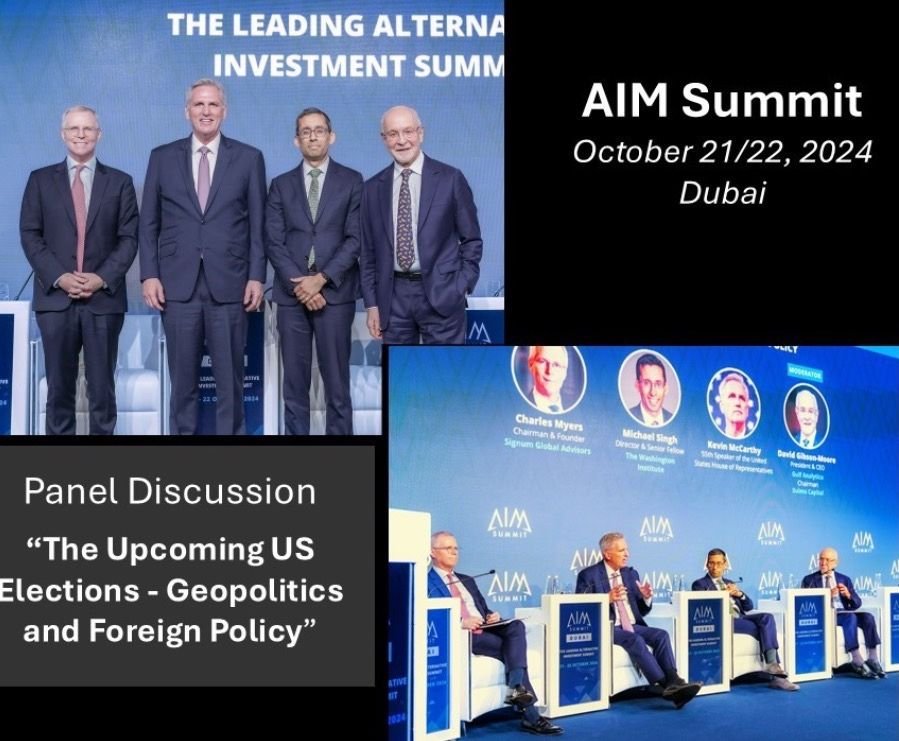 US Elections Panel: Geopolitics and Foreign Policy Insights at AIM Summit